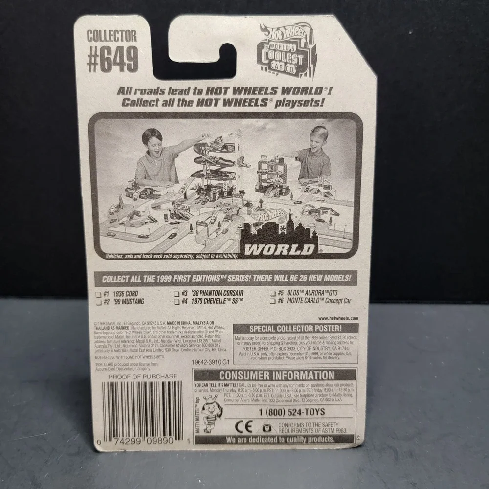 1999 Hot Wheels First Edition 1936 Cord 1/26
